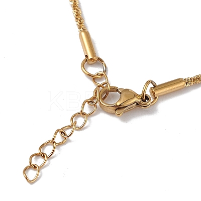 Ion Plating(IP) 304 Stainless Steel Bone Rope Chain Bracelet for Women BJEW-I311-01A-G-1