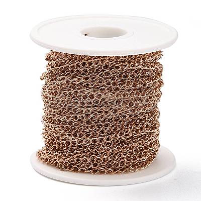 Ion Plating(IP) 304 Stainless Steel Curb Chain CHS-H031-05RG-1
