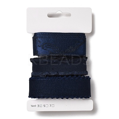 9 Yards 3 Styles Polyester Ribbon SRIB-A014-F04-1