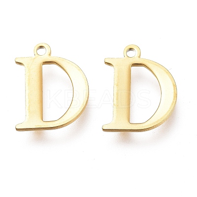 PVD Vacuum Plating  304 Stainless Steel Charms STAS-H112-D-G-1