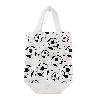 Football Printed Non-Woven Waterproof Tote Bags LS-ABAG-P012-B01-1