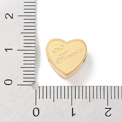 304 Stainless Steel European Beads STAS-K286-04A-G-1