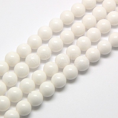 Natural Malaysia Jade Bead Strands X-G-M101-8mm-10-1