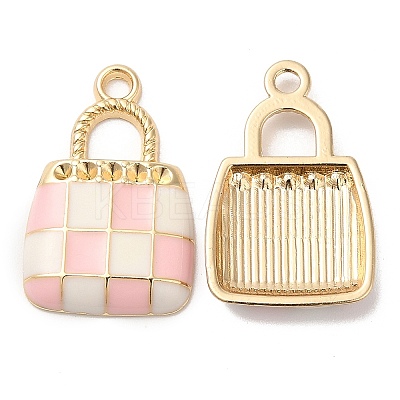 Alloy Enamel Pendant Rhinestone Setting ENAM-K069-06G-01-1