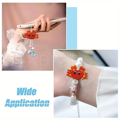 5Pcs Handmade Lampwork Beads LAMP-YW0001-83-1