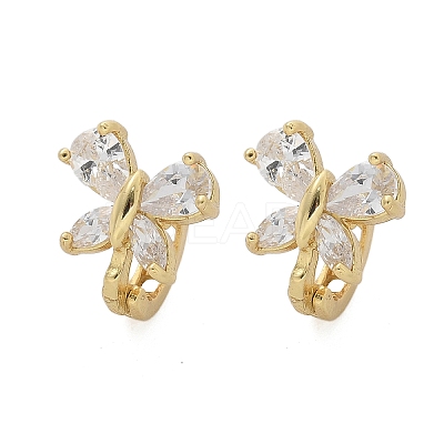 Brass Hoop Earrings EJEW-R016-10G-02-1