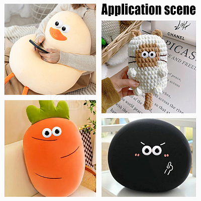 20Pcs Craft Resin Doll Safety Eyes DIY-AR0002-95-1