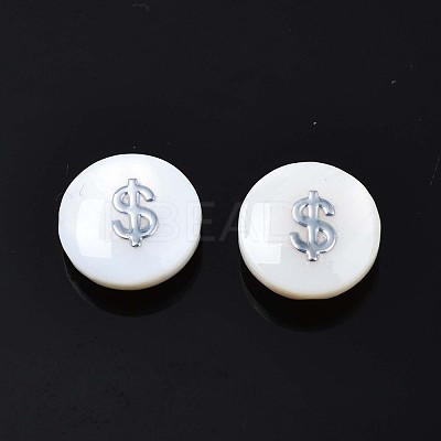 Natural Freshwater Shell Beads SHEL-N003-22-05P-1