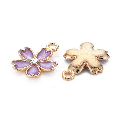 Alloy Enamel Pendants X-ENAM-S121-052E-1