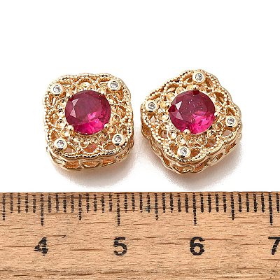 Brass Glass Beads KK-M318-38G-01-1