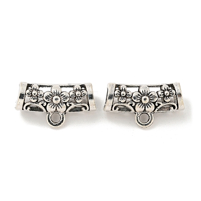 Tibetan Style Alloy Tube Beads FIND-M011-15B-AS-1