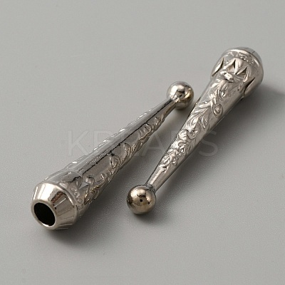 Alloy Cord Ends LS-FIND-WH0110-363C-1