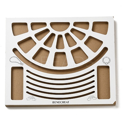(Defective Closeout Sale: Damaged Corner) Wood Bead Design Board TOOL-XCP0001-85-1