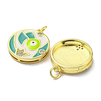 Real 18K Gold Plated Brass Pendants KK-L209-009G-02-1
