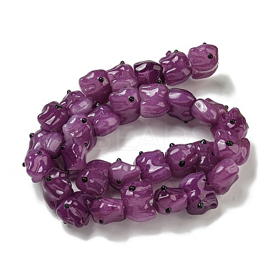 Handmade Transparent Glass Beads GLAA-N0028-01H-1