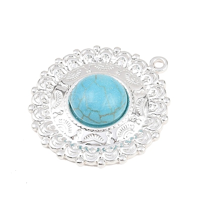 Synthetic Turquoise Pendants LS-STAS-H253-01D-S-1