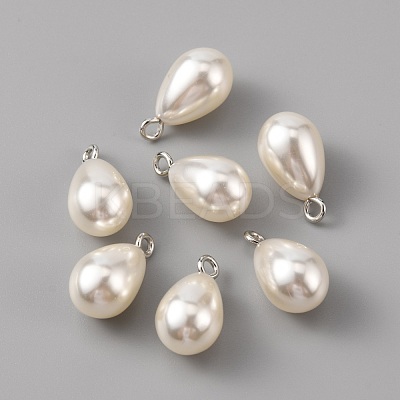ABS Plastic Imitation Pearl Pendants KY-WH0045-25D-P-1