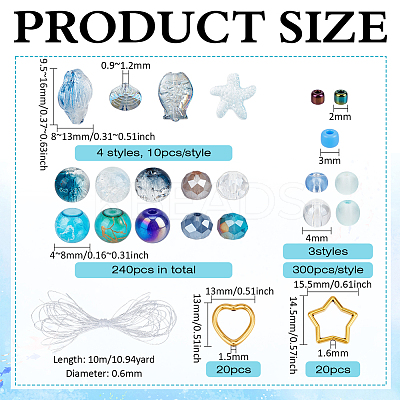 DIY Jewelry Sets Making Kits DIY-PH0031-38-1