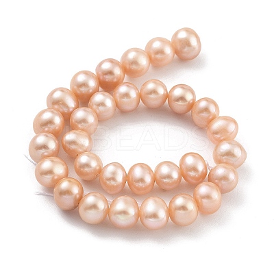 Natural Cultured Freshwater Pearl Beads Strands PEAR-C003-18B-1