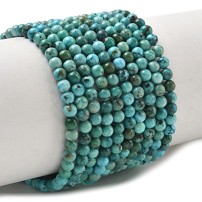 Natural HuBei Turquoise Beads Strands G-P629-D01-01-1