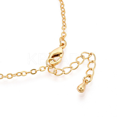 Brass Cable Chain Bracelets for Women BJEW-N032-08F-G-1