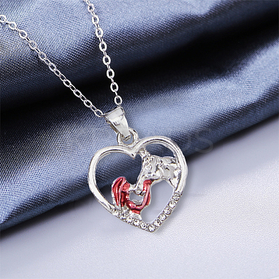 1Pc Alloy Heart Link Silder Bracelets SJEW-OC0001-01-1