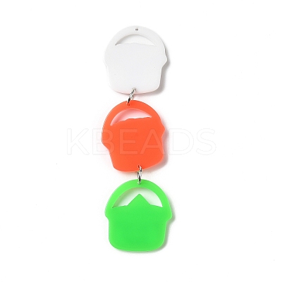 Halloween Acrylic Big Pendants SACR-E011-06P-01-1