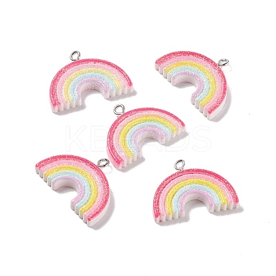 Opaque Resin Pendants RESI-G040-D01-A-1