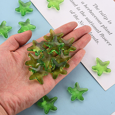 Transparent Acrylic Beads TACR-S154-58B-925-1