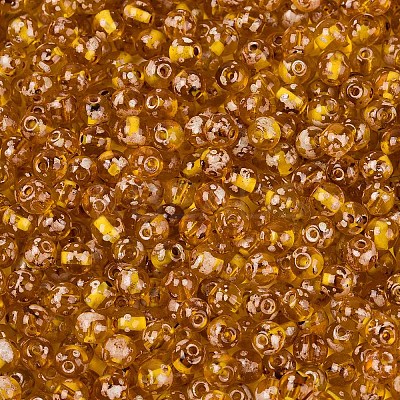 Picasso Baking Paint Glass Seed Beads SEED-N007-35C-1