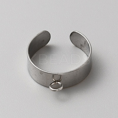 304 Stainless Steel Loop Ring Base FIND-WH0161-31C-P-1