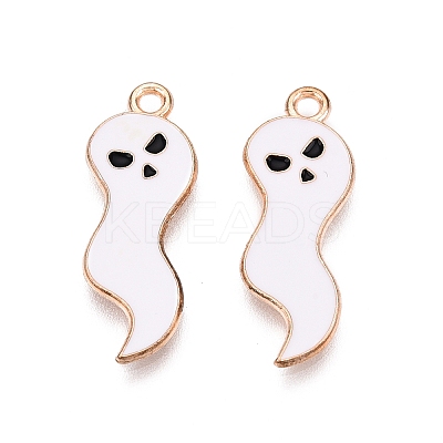 Halloween Theme Alloy Enamel Pendants PALLOY-N176-41A-RS-1