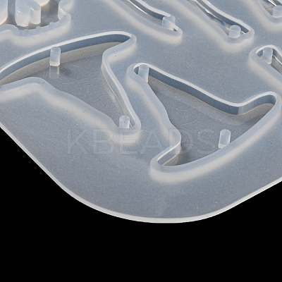 Halloween Theme Silicone Pendant Molds DIY-Q030-05B-1