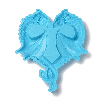 DIY Dragon Lovers Heart Silicone Molds LS-SIMO-C002-03-1