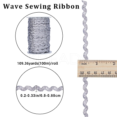 Wave Bending Fringe Trim OCOR-GF0004-42A-10-1