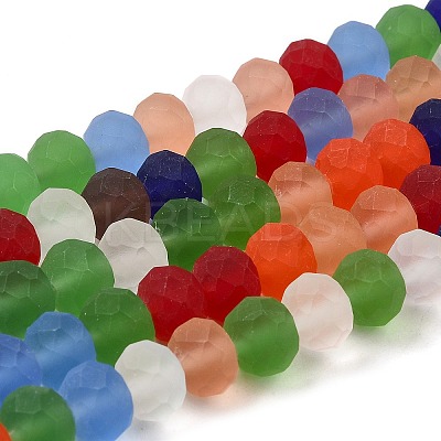 Transparent Glass Beads Strands EGLA-A034-M10mm-63-1