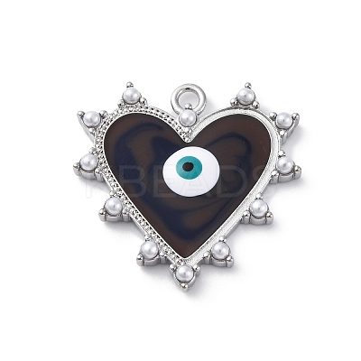 Brass Enamel Pendants KK-D360-02P-1