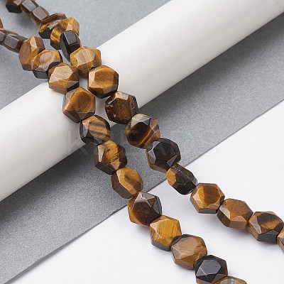 Natural Tiger Eye Beads Strands G-K359-C16-01-1
