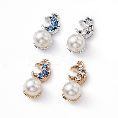 Alloy Rhinestone Pendants PALLOY-P287-18-1