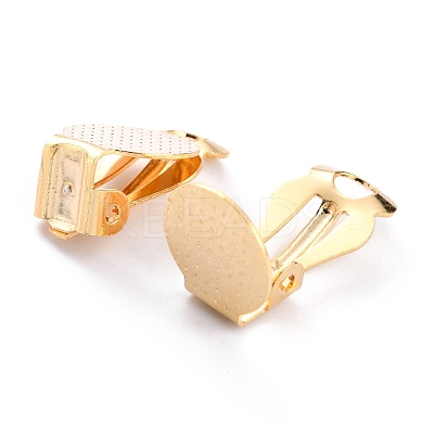 304 Stainless Steel Clip-on Earring Findings STAS-Y001-05G-1