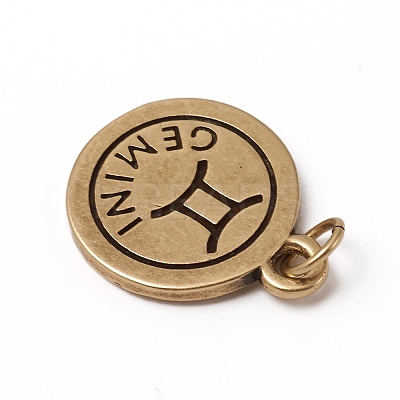Brass Pendants KK-I668-01AB-02-1
