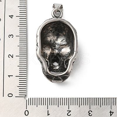 304 Stainless Steel Pendants STAS-Z045-03C-AS-1