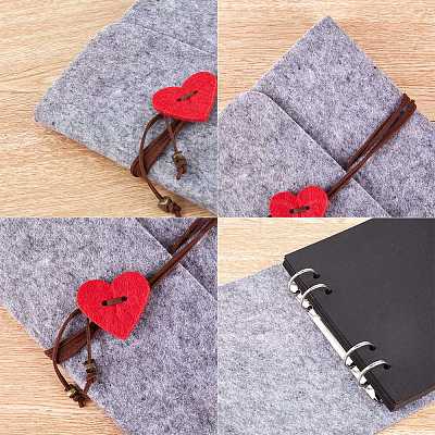 DIY Felt Scrapbook Photo Album DIY-CP0001-77B-01-1