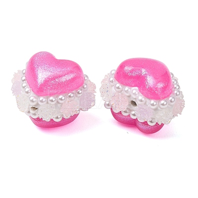 Rwsin & ABS Imitation Pearl & Polymer Clay Beads RE-CBA1913-01H-1