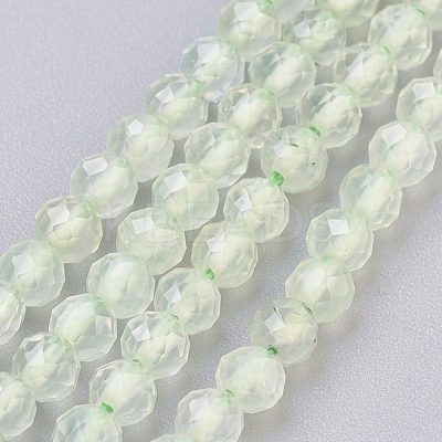 Natural Prehnite Beads Strands G-F568-121-3mm-1