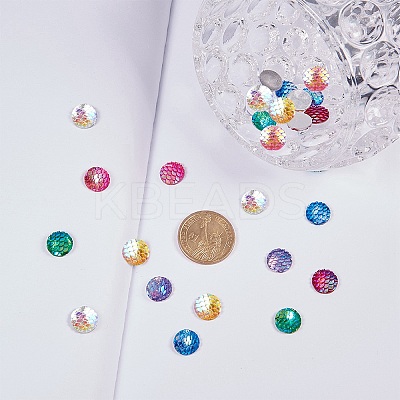 Resin Cabochons CRES-SC0001-03-1