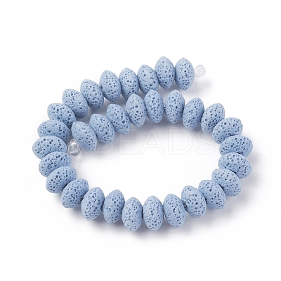 Natural Lava Rock Beads Strands G-F671-01B-07-1
