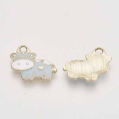 Alloy Enamel Pendants X-ENAM-S119-005C-1
