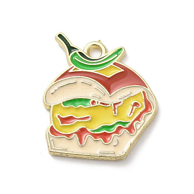 Alloy Enamel Pendants FIND-G106-02G-03-1