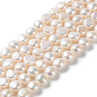 Natural Cultured Freshwater Pearl Beads Strands PEAR-E018-70-1